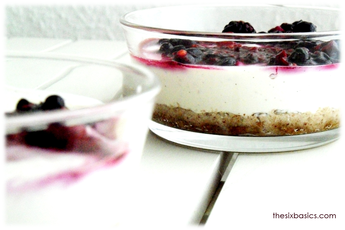 THESIXBASICS NO BAKE COTTAGE CHEESE CAKE (*IN A GLASS*)