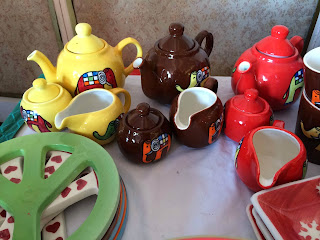 Teapots at British Women's Association Fair Karachi