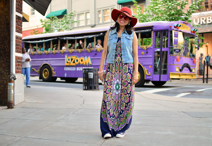 Maxi Dress With Sneakers Maxi Dress With Sneakers