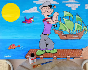 "Popeye" - Canvas 90x60cm