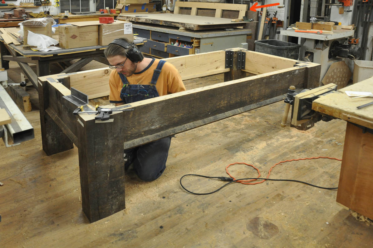 Dorset Custom Furniture A Woodworkers Photo Journal a post and beam