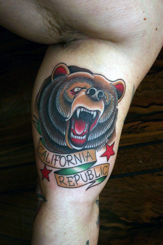 American Traditional Bear Tattoo Designs Tattoo Designs 2019