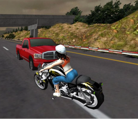 barbie bike racing games
