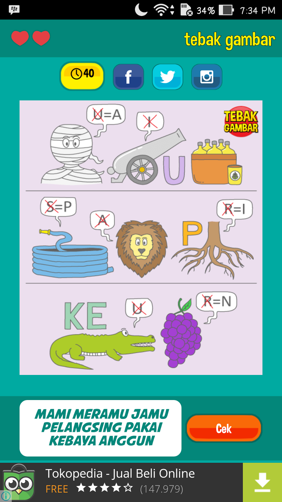 Jawaban Tebak Gambar Beserta Gambarnya Level 23 (New Jawaban Tebak Gambar Beserta Gambarnya Level 23 (New