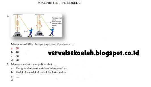 Prediksi Soal Pretest dan Kunci Jawaban PPG/ PPGJ Tahap 2 Prediksi Soal Pretest dan Kunci Jawaban PPG/ PPGJ Tahap 2