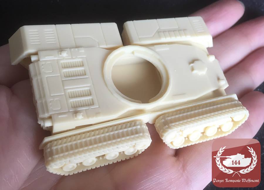 10mm Wargaming Mammoth Tank MK.I from 1/144 Tank