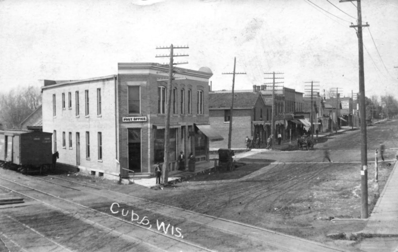 Early Post Office and Street Scene