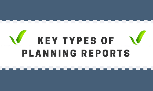 Key Types of Planning Reports