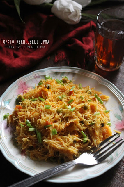 Tomato Vermicelli Upma - Recipe Book