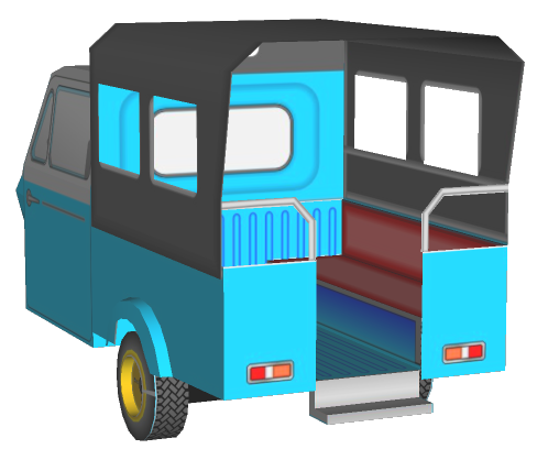 Wongday Papercraft Bemo