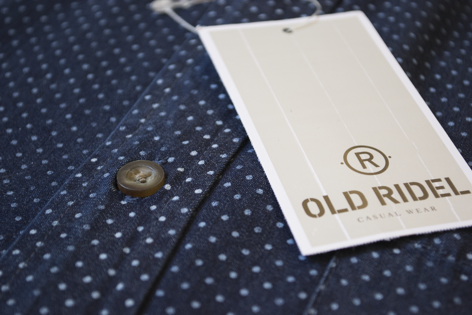 Review camisa Old Ridel en chambray con topos.