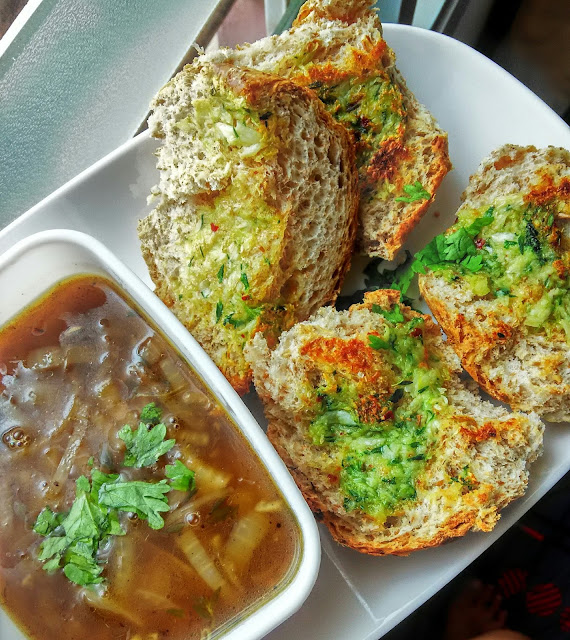 Super Green Vegan Garlic Spread tongueandthings