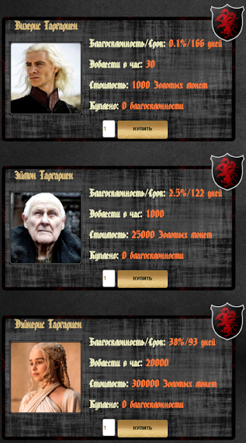 Персонажи дома Таргариенов got-invest отзывы