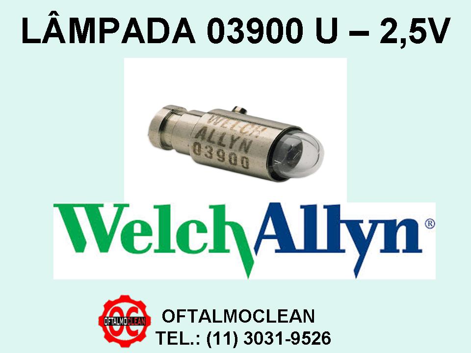 Oftalmoclean Assistência técnica especializada Lâmpada 03900 U 3,5 V