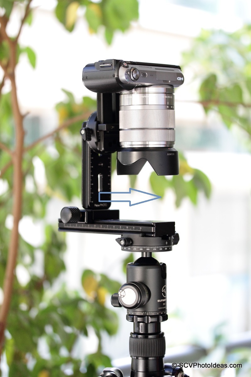 Mini MR Panorama Head w/ Sony NEX-C3 -Shooting Nadir