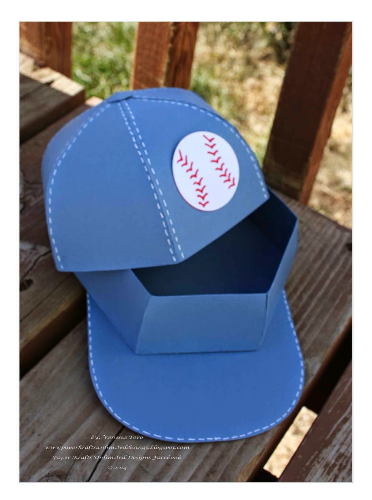 Baseball Cap Paper Template