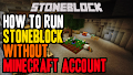 HOW TO INSTALL<br>StoneBlock Modpack (cracked) [<b>1.12.2</b>]<br>▽