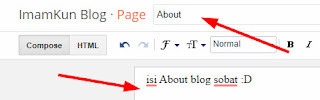 Cara membuat dan menampilkan menu navigasi di blogspot