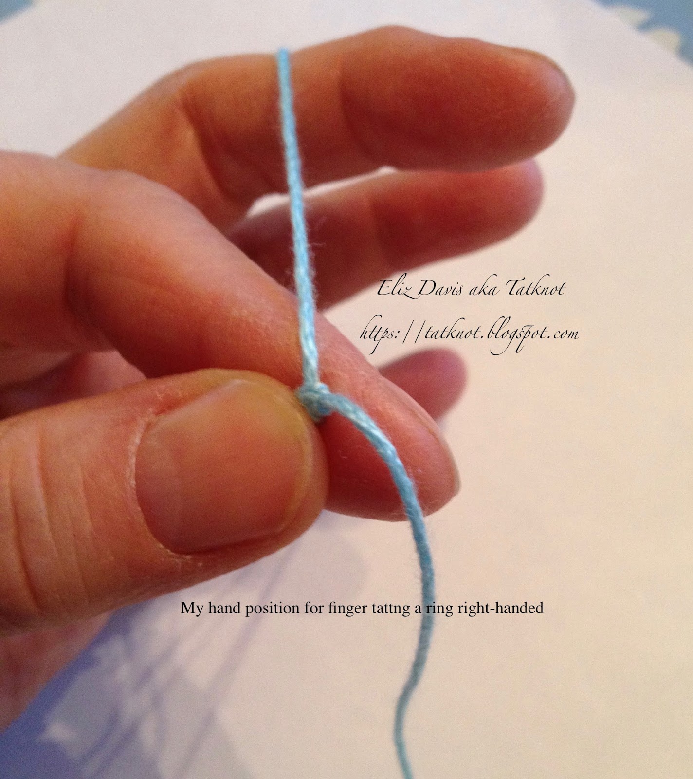 Tatting We make lace with lots of little knots! Tatting RightHanded