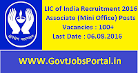 LIC of India Recruitment 2016 