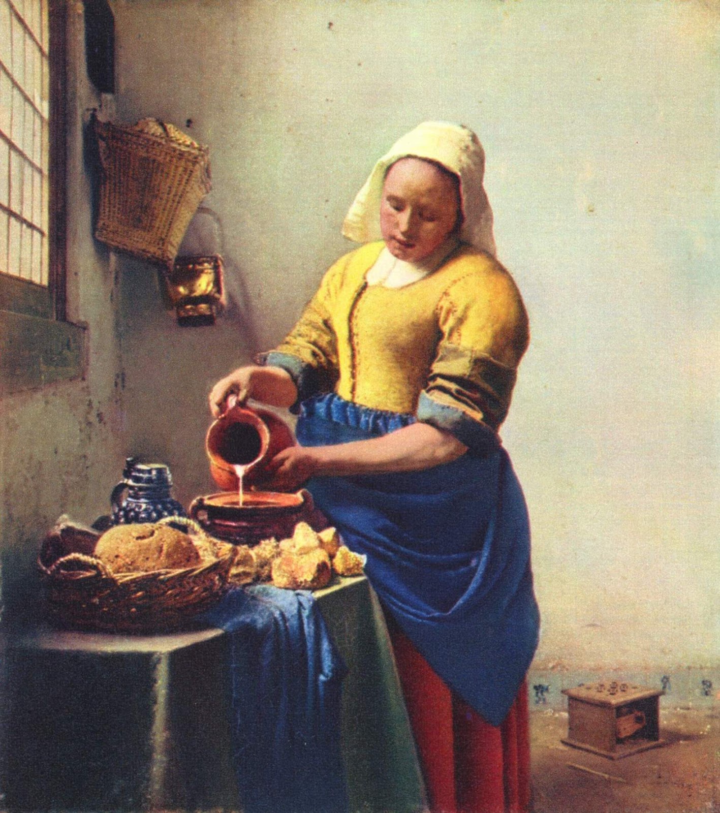 Vermeer La Ragazza Con L'orecchino Di Perla historiadelarte: La Lechera- Vermeer