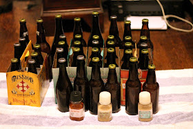 Saison finished with a variety of Brett species.