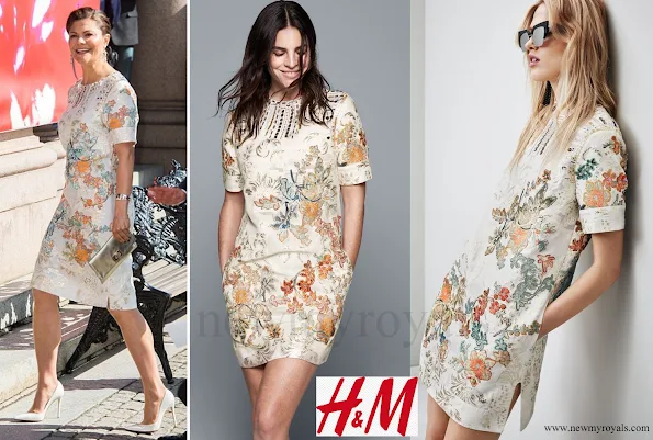 Crown Princess Victoria wore H&M Dress Conscious Exclusive 2016