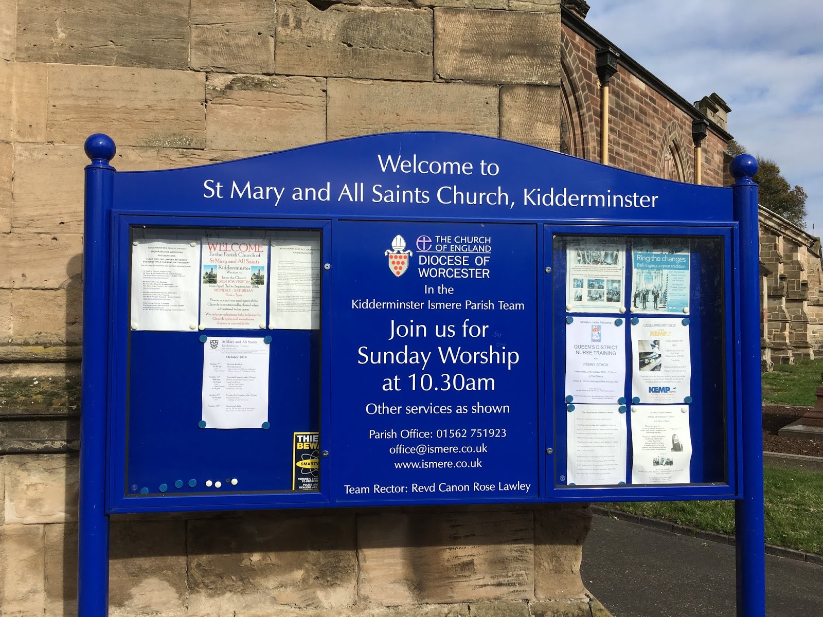 Our England London South Mission 2017 2018 Kidderminster And