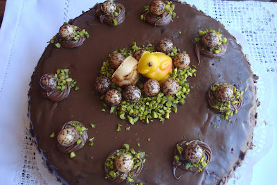 Tort cu ananas si mousse de ciocolata