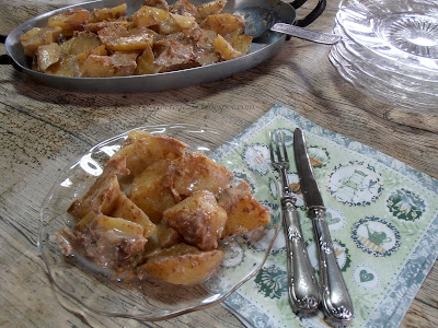 ~ Monyaco as forn amb llet i canyella ~ Boniato al horno con leche y canela ~