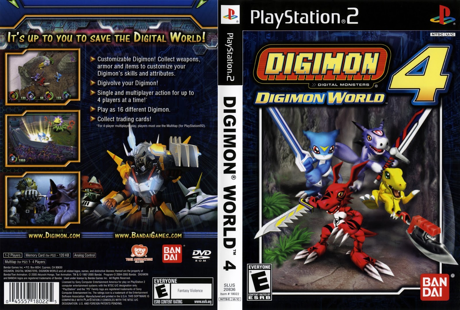 Digimon World 4 Ps2 (PsTwo) 4IminGame