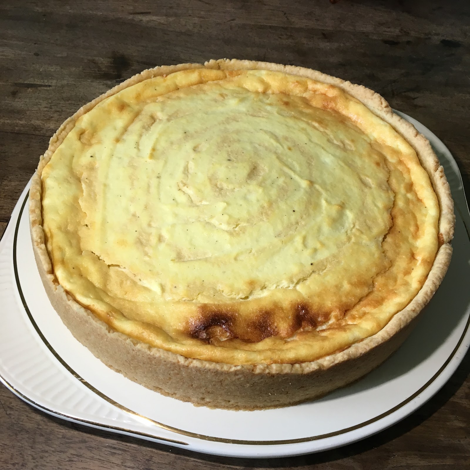 Ein Stück heile Welt : Ricotta-Honig-Käsekuchen