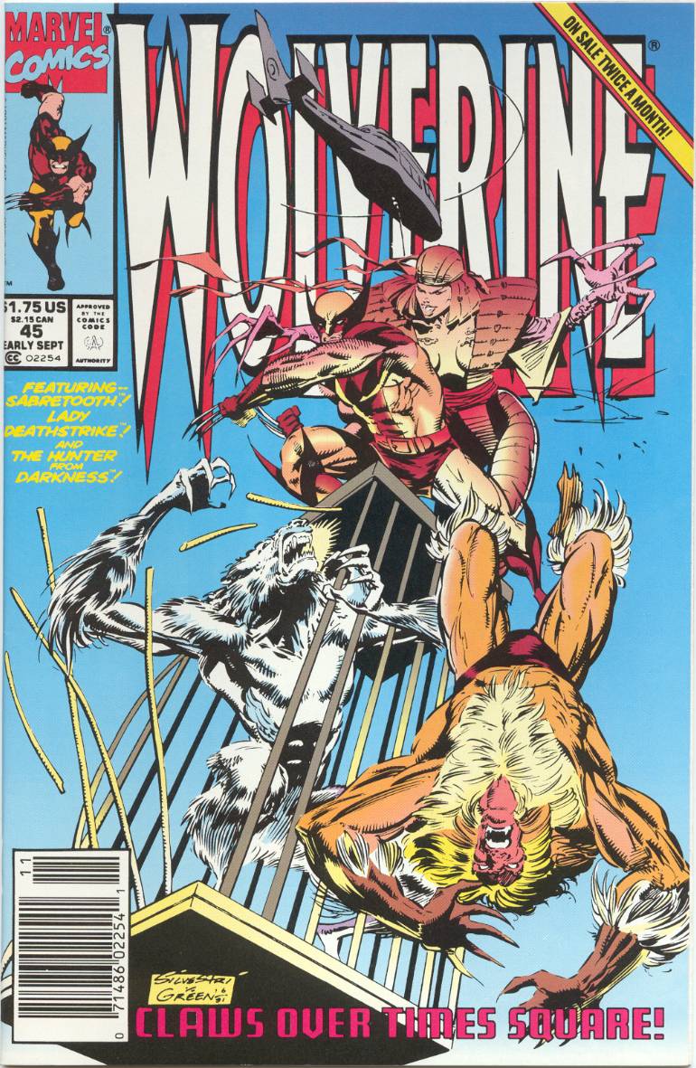 Read online Wolverine (1988) comic -  Issue #45 - 1