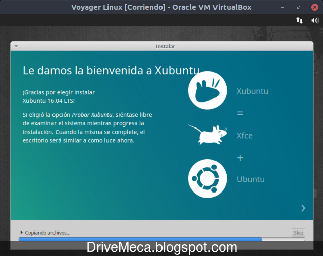 Comienza la instalacion de Voyager Linux Comienza la instalacion de Voyager Linux