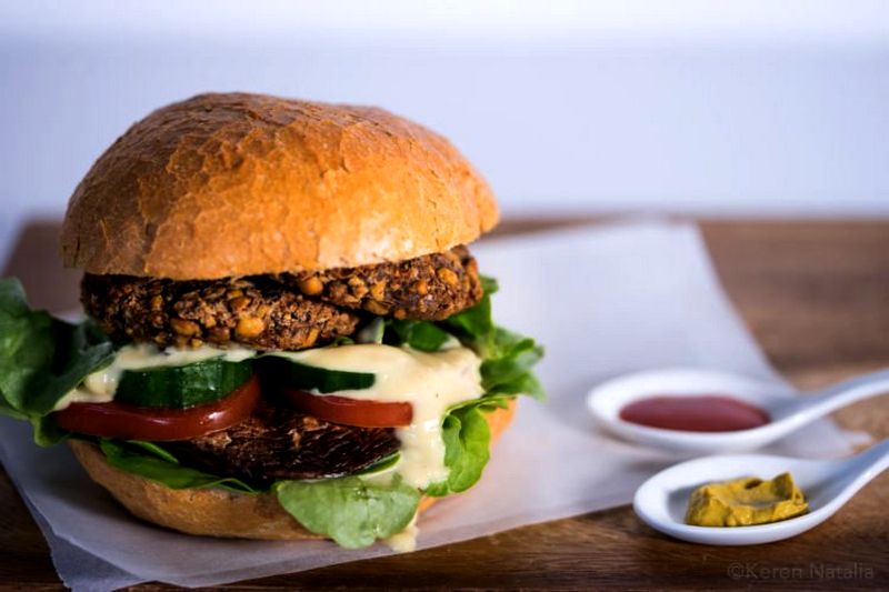 Burger Tempe untuk bekal sekolah anak (passionatelykeren.com.au)