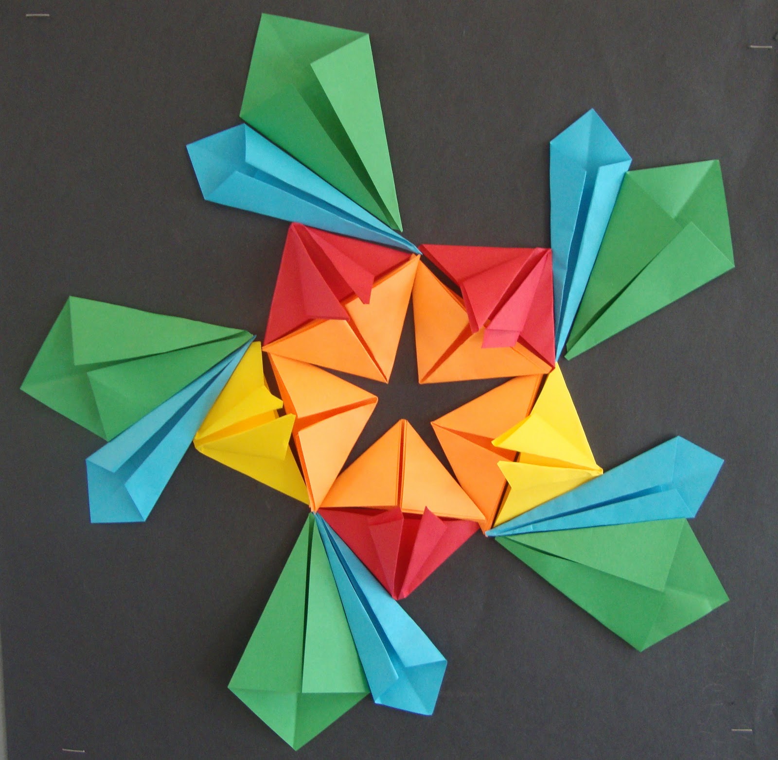 Art. Paper. Scissors. Glue! Symmetrical Origami