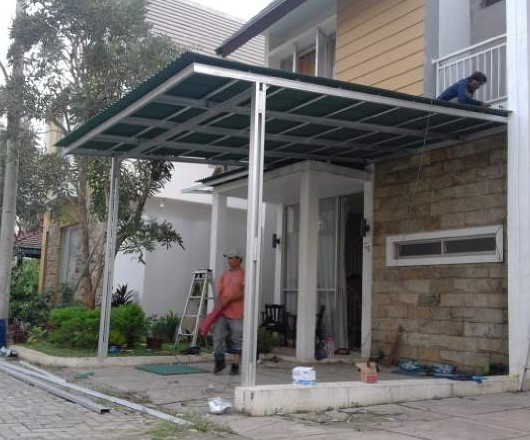 Teras Rumah Baja Ringan - Hardworkingart