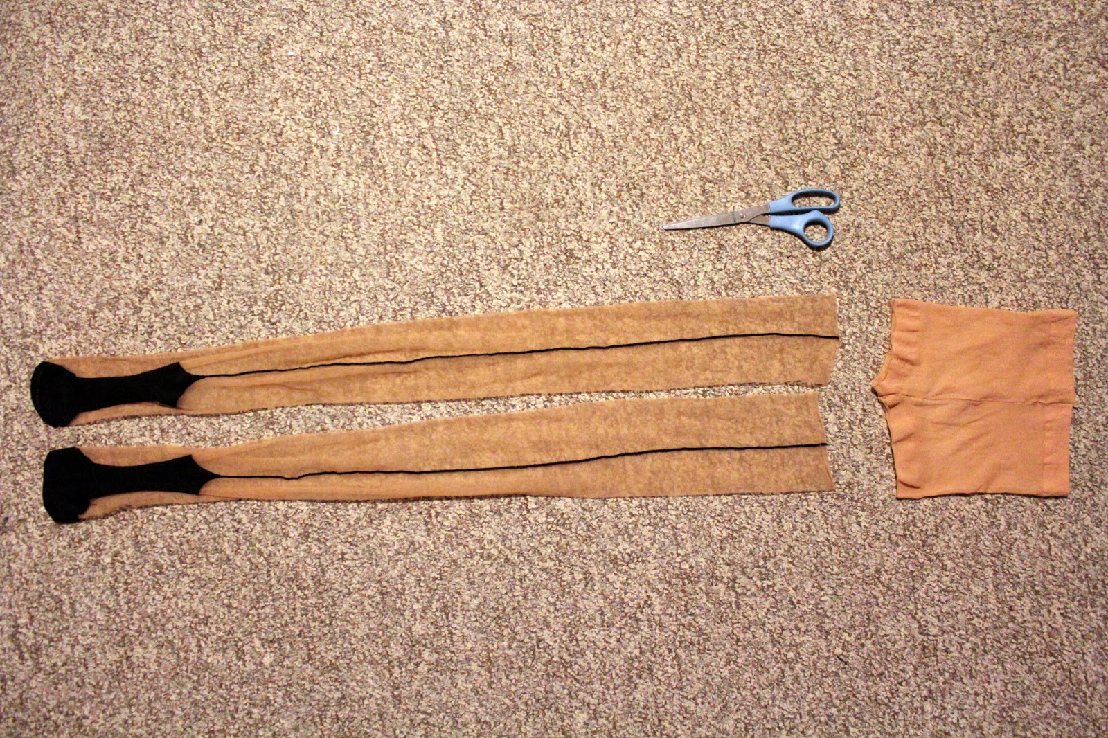 DIY How to turn tights into thigh high stockings Fashionmylegs The