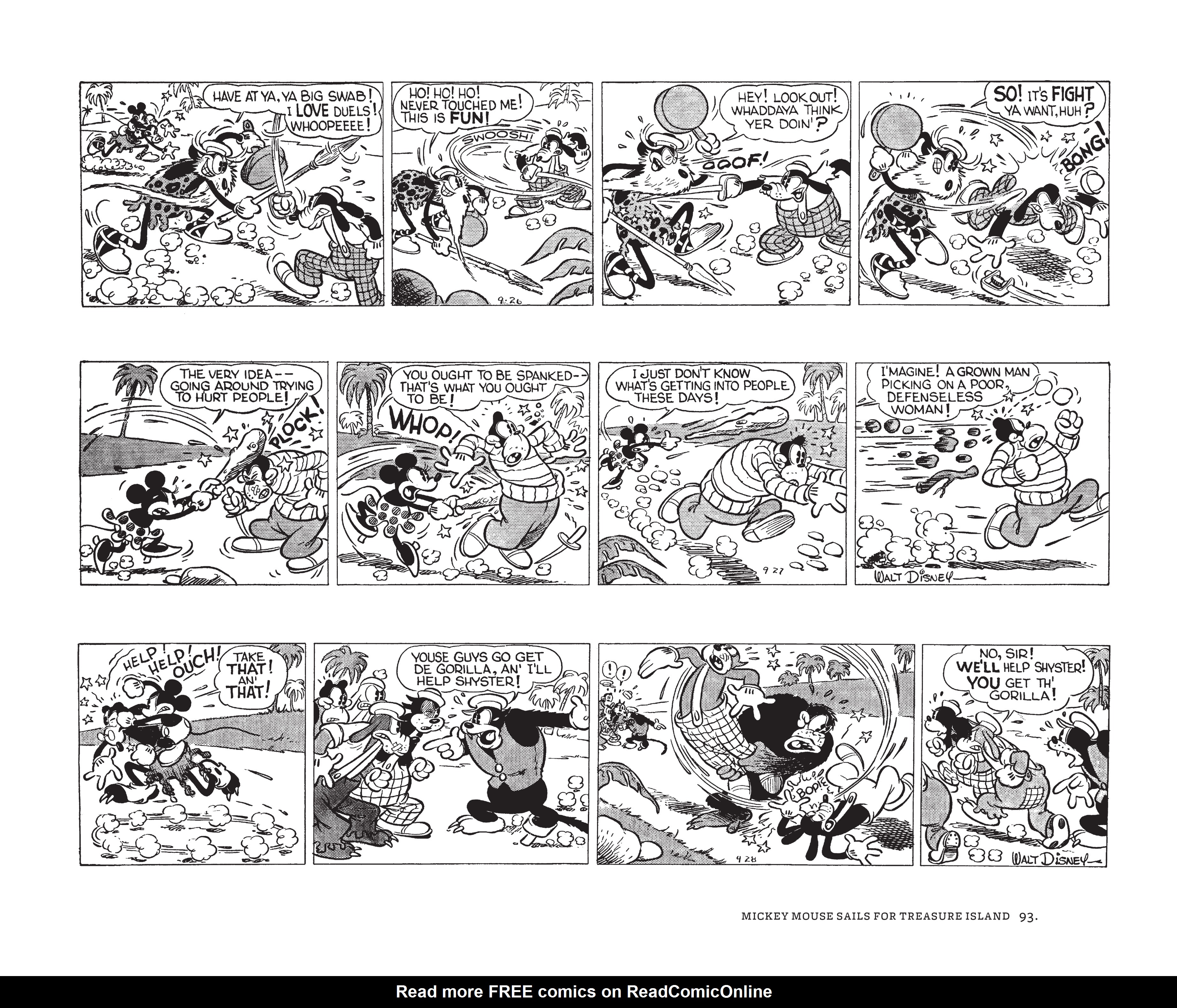 Read online Walt Disney's Mickey Mouse by Floyd Gottfredson comic -  Issue # TPB 2 (Part 1) - 93