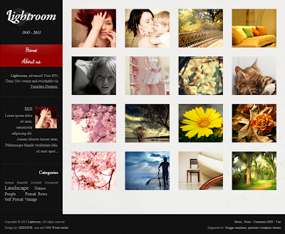 Lightroom advanced Photo Blog Template