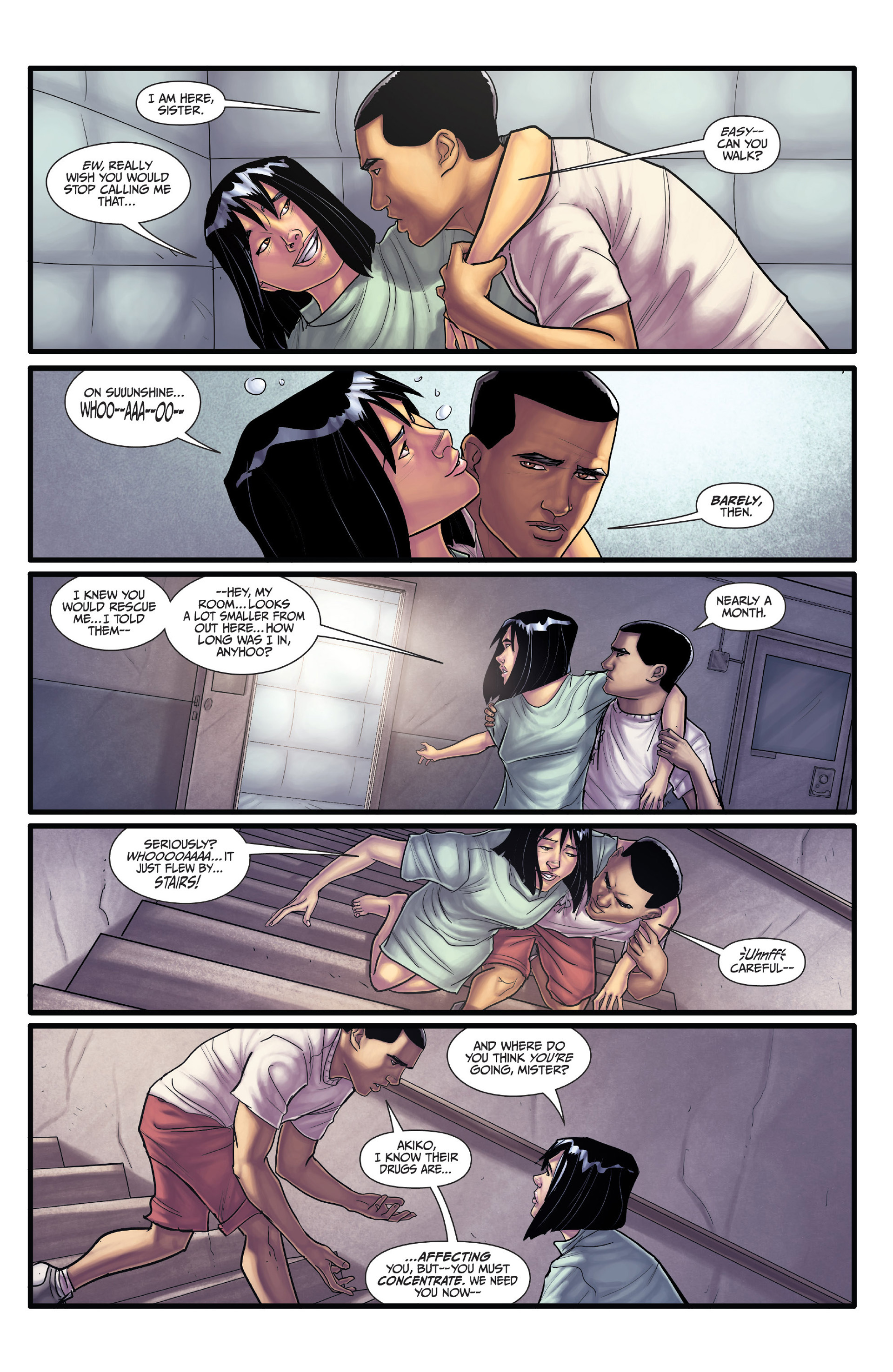 Read online Morning Glories comic -  Issue #23 - 8