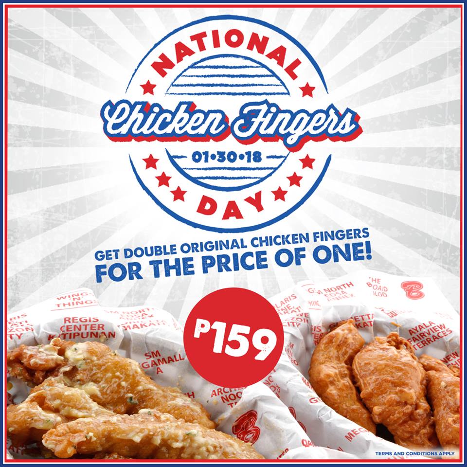 Manila Shopper Buffalo Wings N' Things National Chicken Fingers Day