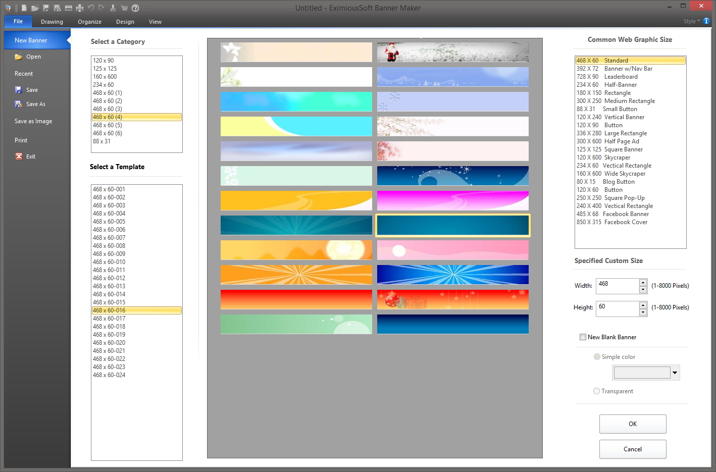 EximiousSoft Banner Maker 5.40 Portable [Creación de banners y logos