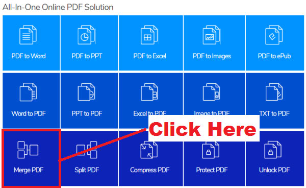 how to merge multiple pdf files into one pdf online