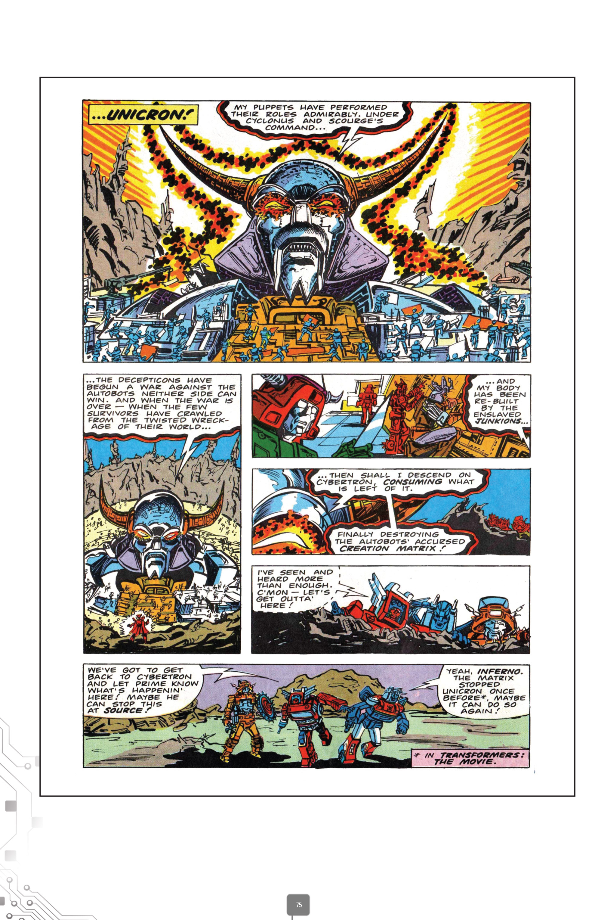 Read online The Transformers Classics UK comic -  Issue # TPB 5 - 76