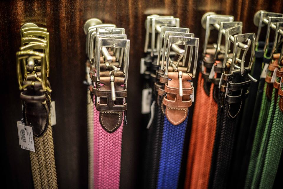 Accesorios Cinturones Cinturones trenzados Friis & Company Cintur\u00f3n trenzado rojo-color oro look casual 
