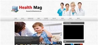 Health Mag Blogger Template