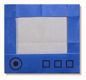Hướng dẫn cách gấp cái, chiếc tivi, TV bằng giấy đơn giản - Xếp hình Origami với Video clip - How to make a TV
