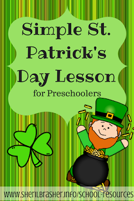 Simple St Patrick's Day Lesson with Craft. This is a great way to share who St Patrick was and why he was so important plus an easy craft idea to help reinforce the lesson. Find out what we did on sherilbrasher.info/school-resources