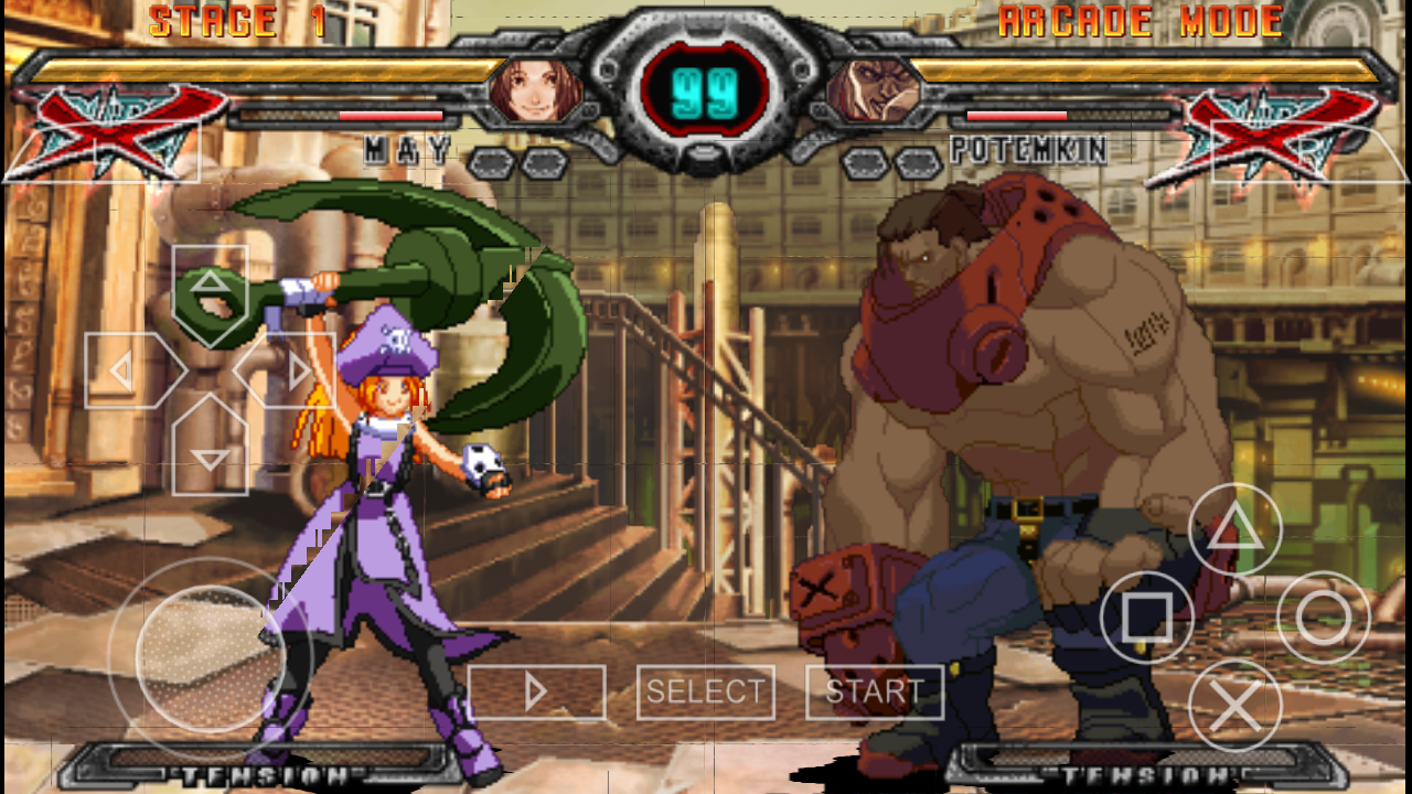 Guilty Gear XX Accent Core Plus PSP ISO Free Download & PPSSPP Setting